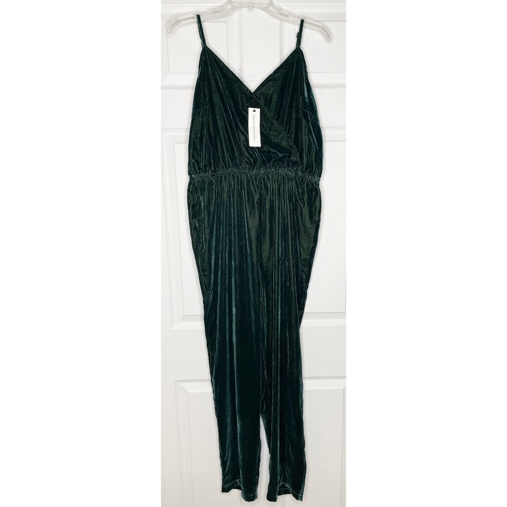 NWT Cupcakes & Cashmere Budapest Velvet Jumpsuit L - Picture 7 of 14